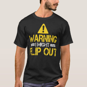 Gymnast Gymnastic Cheerleading Tumbling Ik zou kun T-shirt