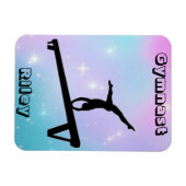 Gymnast Gymnastics Balance Beam Magneet (Horizontaal)