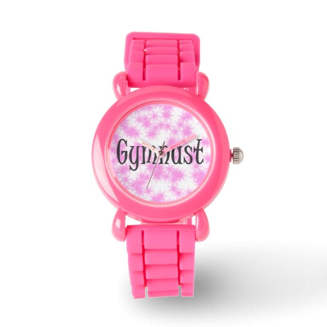 Gymnast horloge voor kinderen (Voorkant)
