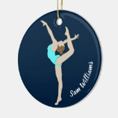 Gymnast Keramisch Ornament (Links)