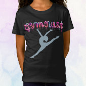 Gymnast Paint Drift Gymnastics Leap T-Shirt