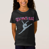 Gymnast Paint Drift Gymnastics Leap T-Shirt (Voorkant)
