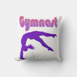 Gymnast Power Tumbling Paars Metallic Kussen