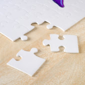 Gymnast Power Tumbling Paars Metallic Legpuzzel (Zijkant)