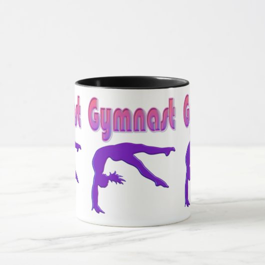 Gymnast Power Tumbling Paars Metallic Mok (Midden)