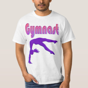Gymnast Power Tumbling Paars Metallic T-shirt
