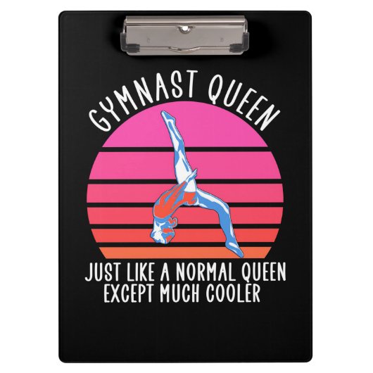 Gymnast Queen Klembord (Voorkant)