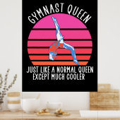 Gymnast Queen Poster (Keuken)