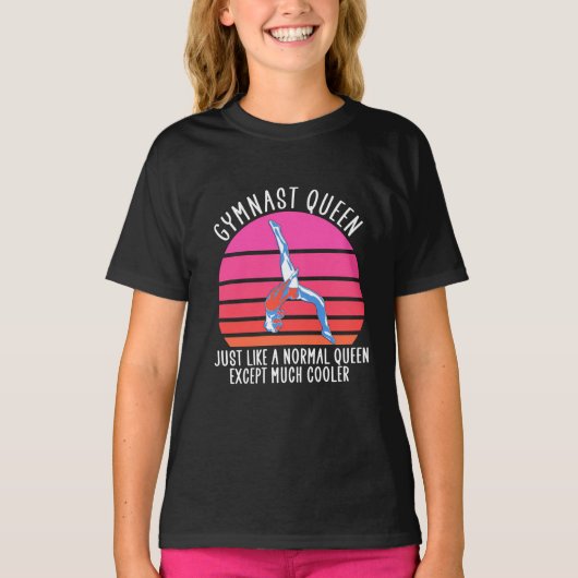 Gymnast Queen T-shirt (Voorkant)