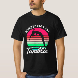 Gymnast Retro Tumblin T-shirt