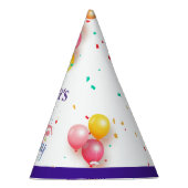 Gymnast schattige kinderen verjaarfeest met kleurr feesthoedjes (Rechts)