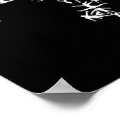 gymnast silhouette gymnastiek danshandgreep poster (Hoek)