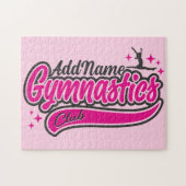 Gymnast Split Leap Gymnastiek op maat Legpuzzel (Horizontaal)