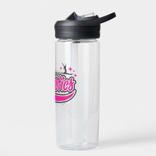 Gymnast Split Leap Gymnastiek op maat Waterfles (Links)