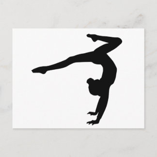 Gymnast Stag Handstand Gifts Briefkaart