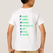 Gymnast T-shirt (Achterkant)