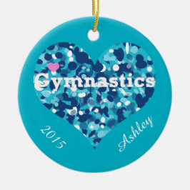 Gymnast-versiering Keramisch Ornament