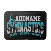 Gymnast VOEGT NAAM Gymnastiek Team Backbend Kickov Badmat (Voorkant)