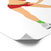 Gymnast Warming Up Poster (Hoek)