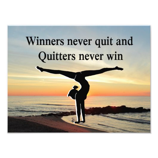 GYMNAST WINNER FOTO AFDRUK (Voorkant)