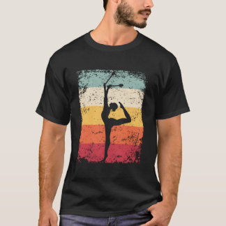 Gymnast With Clubs Rhythmic Gymnastics T-shirt