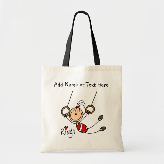 Gymnaste customisée de filles sur le sac (Devant)