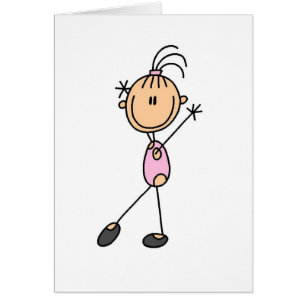 Gymnaste de fille dans le rose