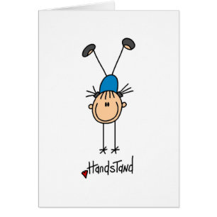 Gymnaste faisant des appuis renversés