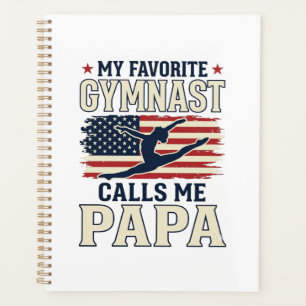 Gymnaste préféré m'appelle Papa Patriotique Vintag