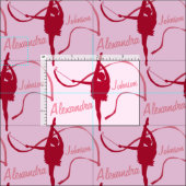 Gymnaste rythmique filles nom tissu (Carreau)