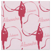 Gymnaste rythmique filles nom tissu (Fermer)