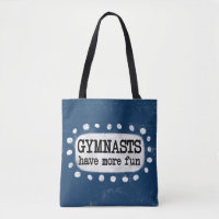 Gymnasten hebben meer plezier in de Canvas tas