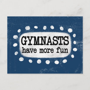 Gymnasten hebben meer plezier in het Briefkaart