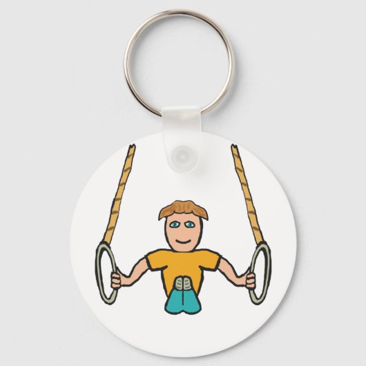 Gymnastic Rings Sleutelhanger (Voorkant)