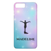 Gymnastics Apple iPhone Case - Personalize w/ Name (Achterkant)