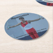 GYMNASTICS Biermat, Onderzetter set van zes, Johan (Gebogen)