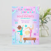 Gymnastics Birthday Invitation Gymnastics Party (Debout devant)