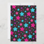 Gymnastics Birthday Invitation Kaart (Achterkant)