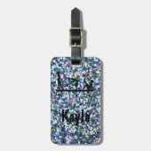 GYMNASTICS BLING Bagagelabel voor Reizen (Voorkant verticaal)