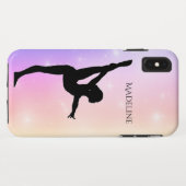 Gymnastics Cell Phone Case met naam gymnast (Achterkant (horizontaal))