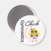 Gymnastics Chick Magneet (Voorkant / Achterkant)
