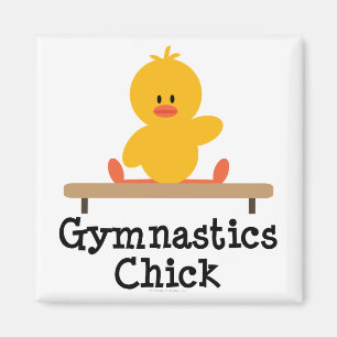 Gymnastics Chick Magnet Magneet