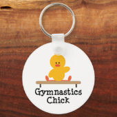 Gymnastics Chick Sleutelhanger (Voorkant)