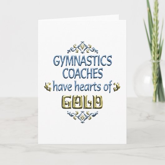 Gymnastics Coach-waardering Kaart (Voorkant)