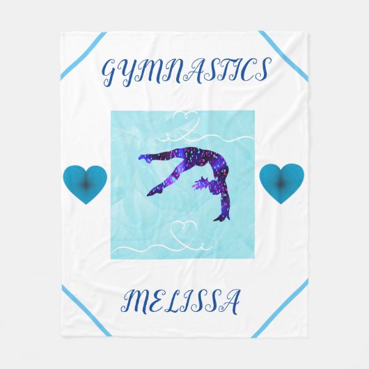 GYMNASTICS couverture personnalisée. (Devant)