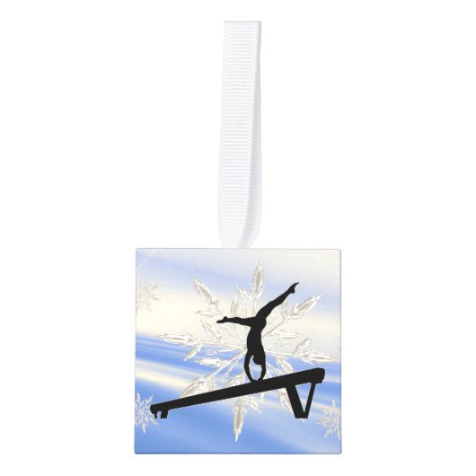 Gymnastics Cube Ornament (Voorkant)
