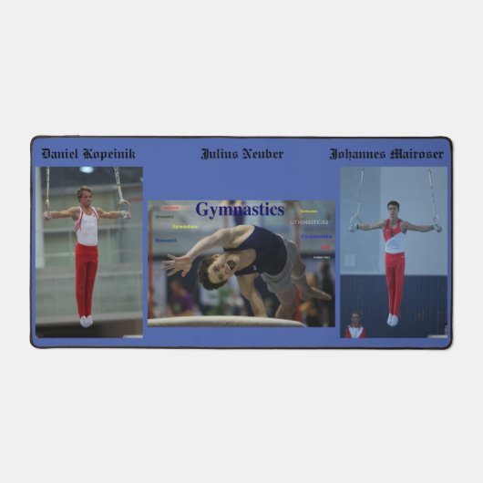 GYMNASTICS Desk Mat, Daniel, Julius & Johannes (Recto)