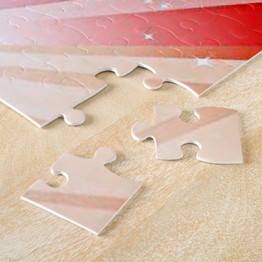 " GYMNASTICS" éclaire le puzzle avec gymnaste. (Côté)