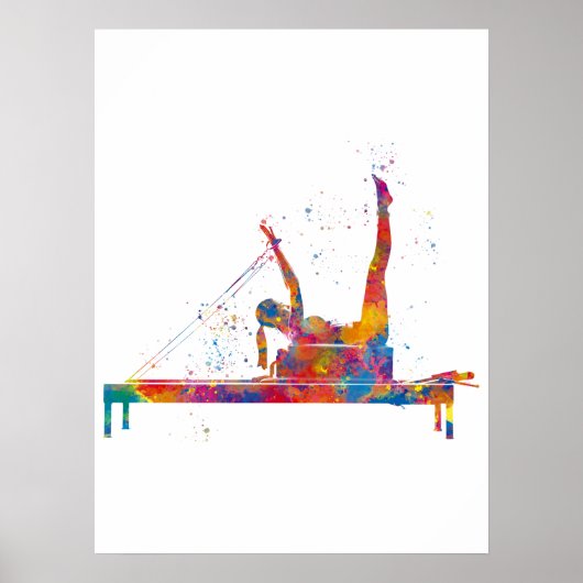 gymnastics exercise poster (Voorkant)