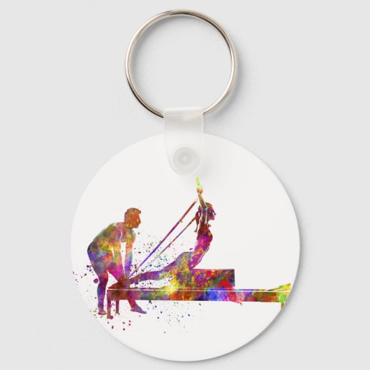 gymnastics exercise sleutelhanger (Voorkant)